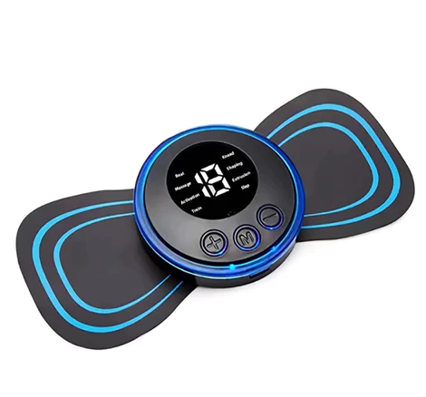 Mini Massageador Elétrico Portátil Cervical EMS